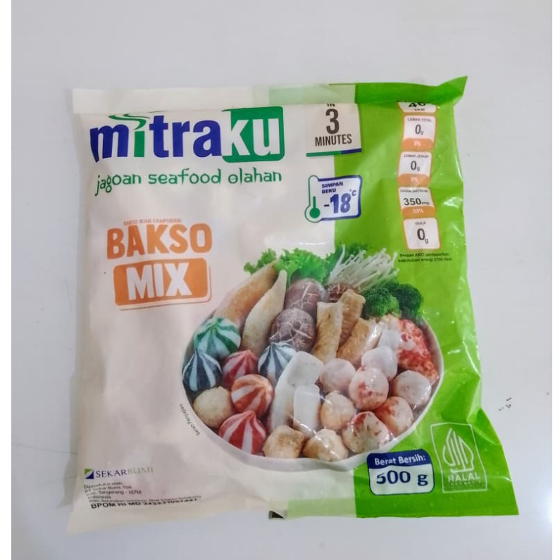 Mitraku Bakso Ikan Mix 500gr