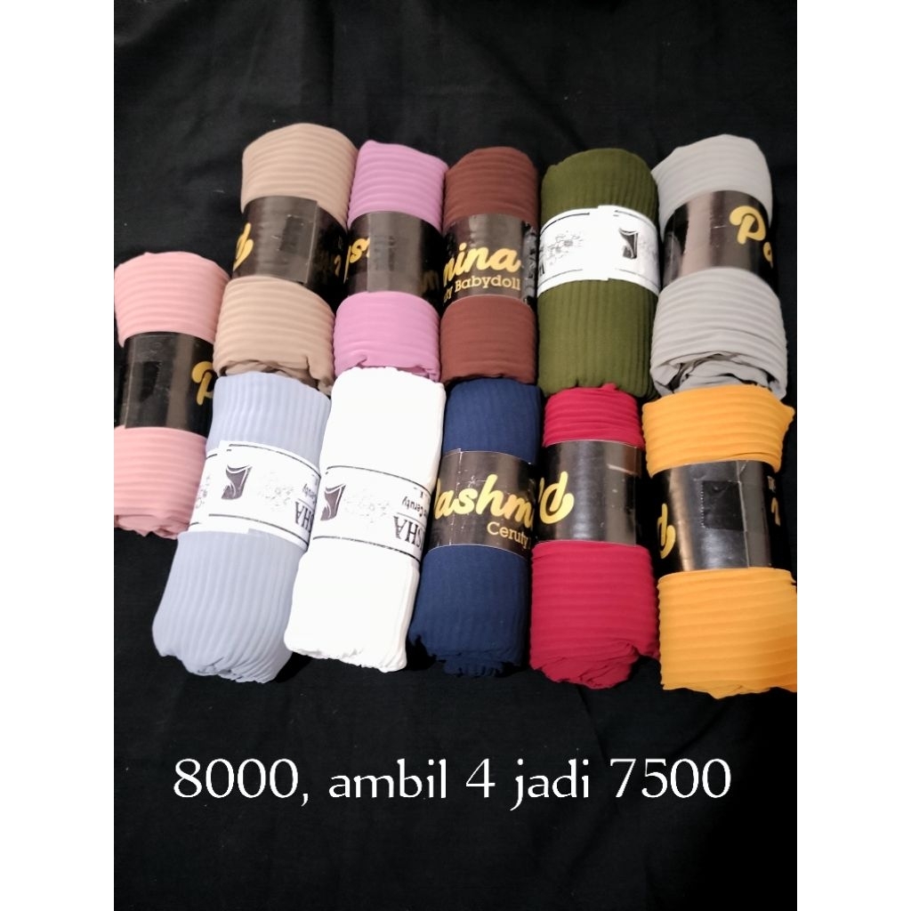 Hijab Segi empat Hijab segi panjang Hijab plisket