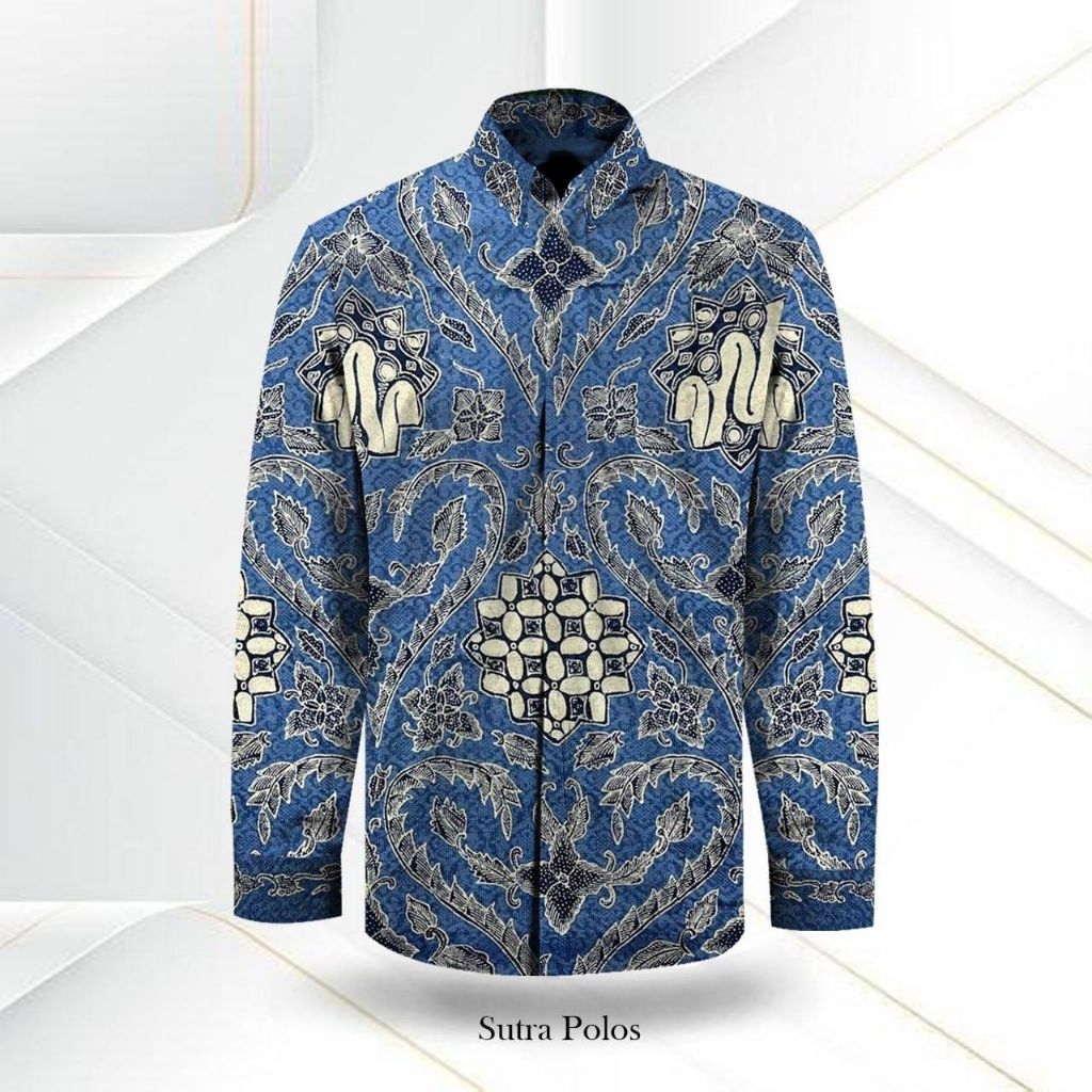 Bahan Batik Tulis Pola Kemeja Sutra ATBM Premium