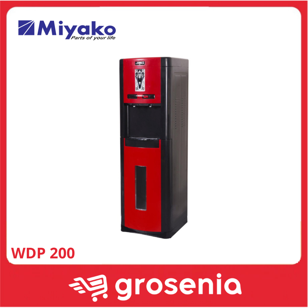 Miyako Dispenser Galon Bawah (Hot-Normal) WDP 200 Merah