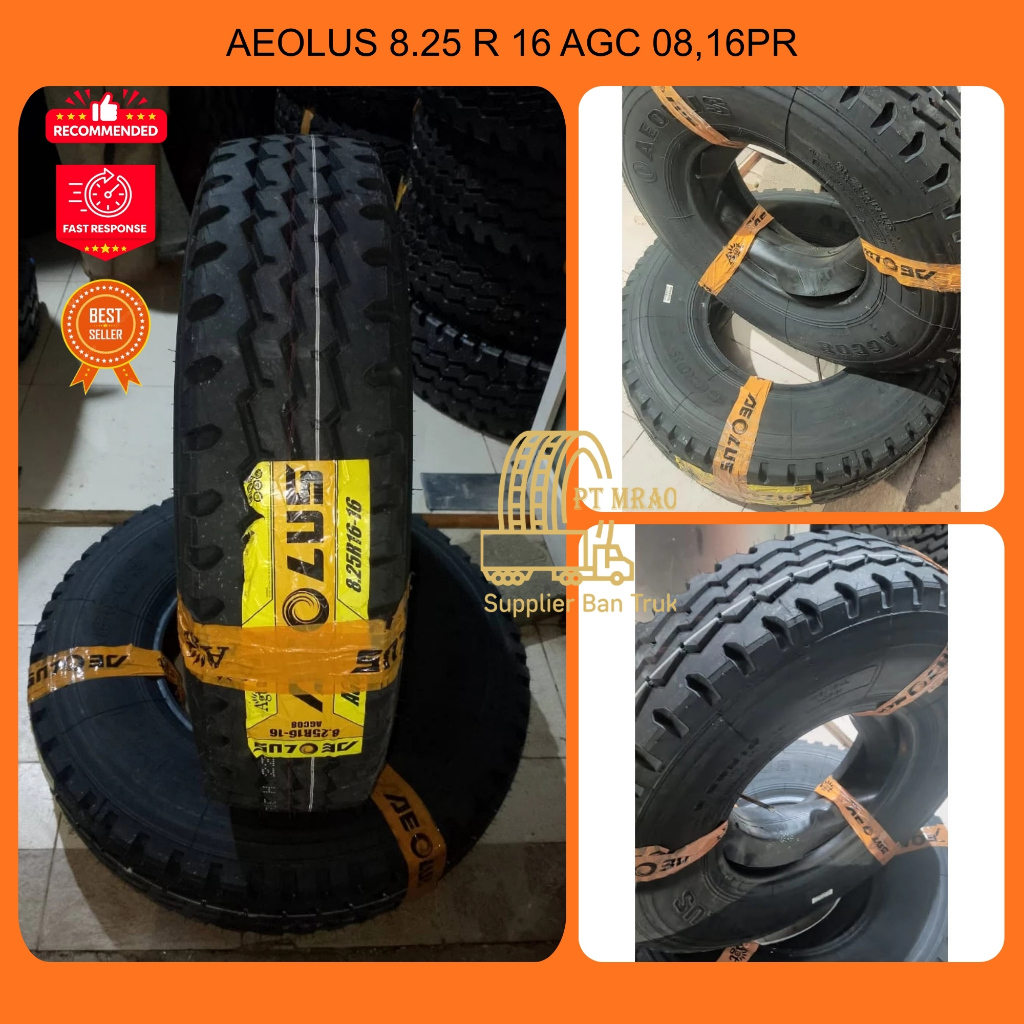 BAN KAWAT AEOLUS 8.25 R 16 AGC 08 FULL SET KOMPLIT