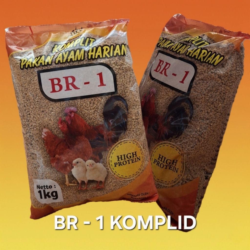 BR 1 KOMPLID Pakan Ayam 1kg