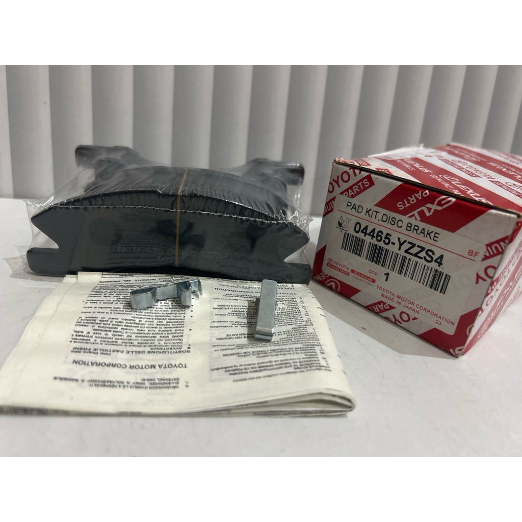 Brake Pad Kampas Rem Agya Manual Depan 04465-YZZS4