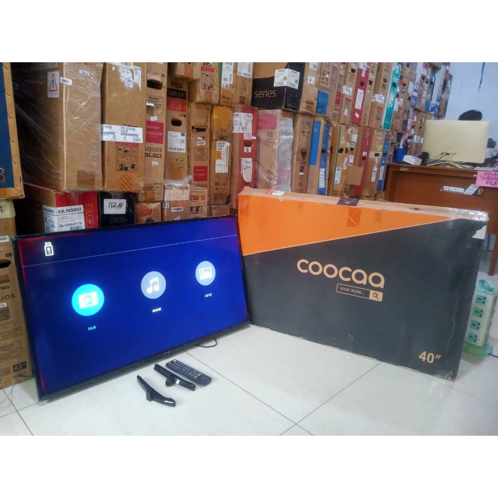 Coocaa Digital TV 40 inci FHD Kondisi bekas pemakaian Masih segel