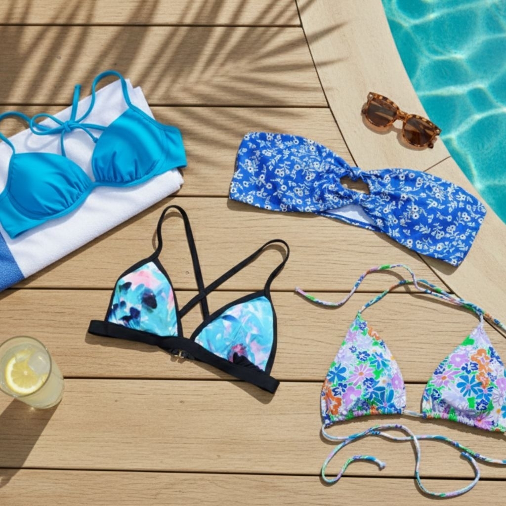 SWIMWEAR BIKINI , SET BIKINI , ATASAN BIKINI , ATASAN BERENANG , CD RENANG