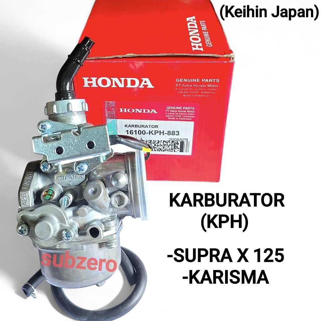 KARBURATOR KARBU (KPH) KARISMA SUPRA X 125 WAVE 125 KIRANA