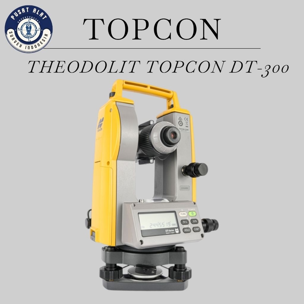 Digital Theodolit Topcon Dt-300//Bekas alat ukur Digital Theodolit Topcon Dt-300/