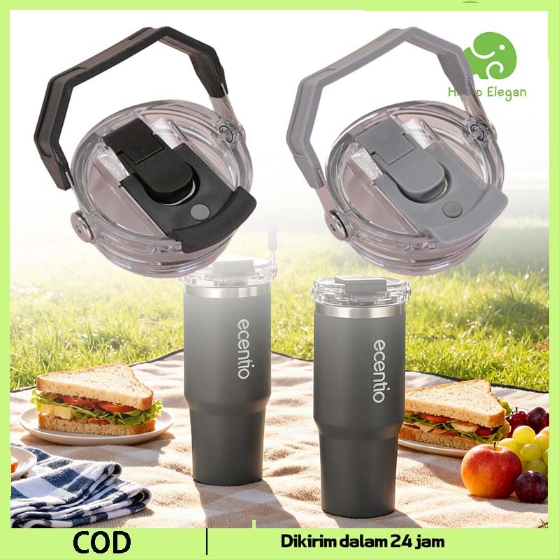 30oz Tutup Botol Stainless Tumbler Jerami Tutup Stenly Tumbler Multifungsi Pengganti Tutup Tumbler