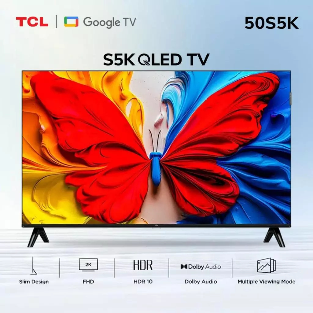 TCL - GOOGLE TV 50" QLED 50S5K