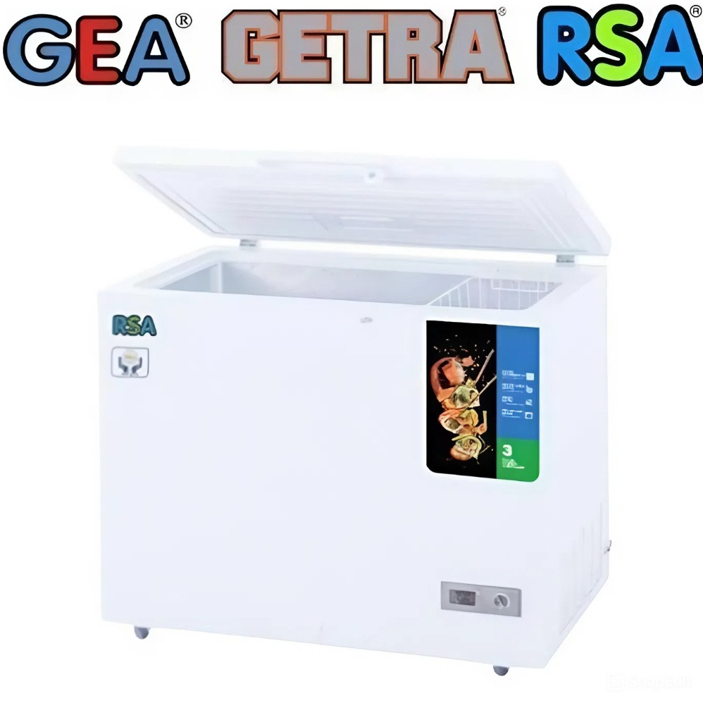 RSA CHEST FREEZER 318 LITER CF 310 Q CF310Q CF-310Q FREEZER BOX LEMARI PEMBEKU GARANSI RESMI BEKASI