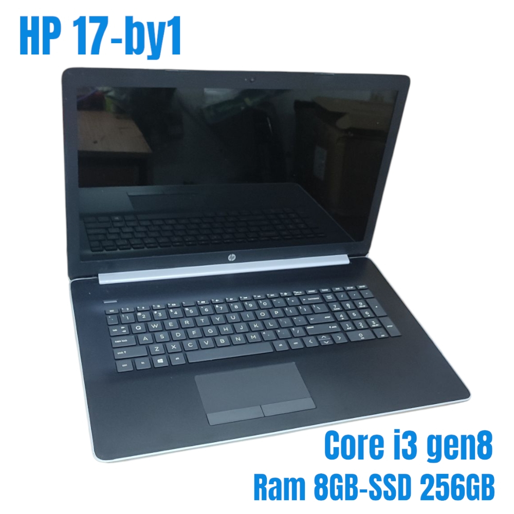 HP 17-by1 Intel Core i3 gen 8 SSD 256GB Ram 8GB 17.3 inch nbhp7