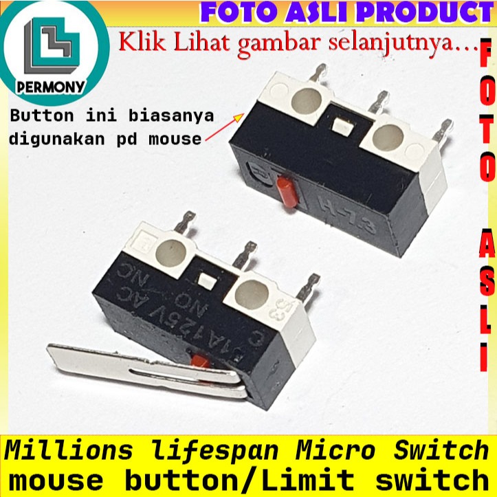 Micro Limit Switch mouse button momentary AC DC