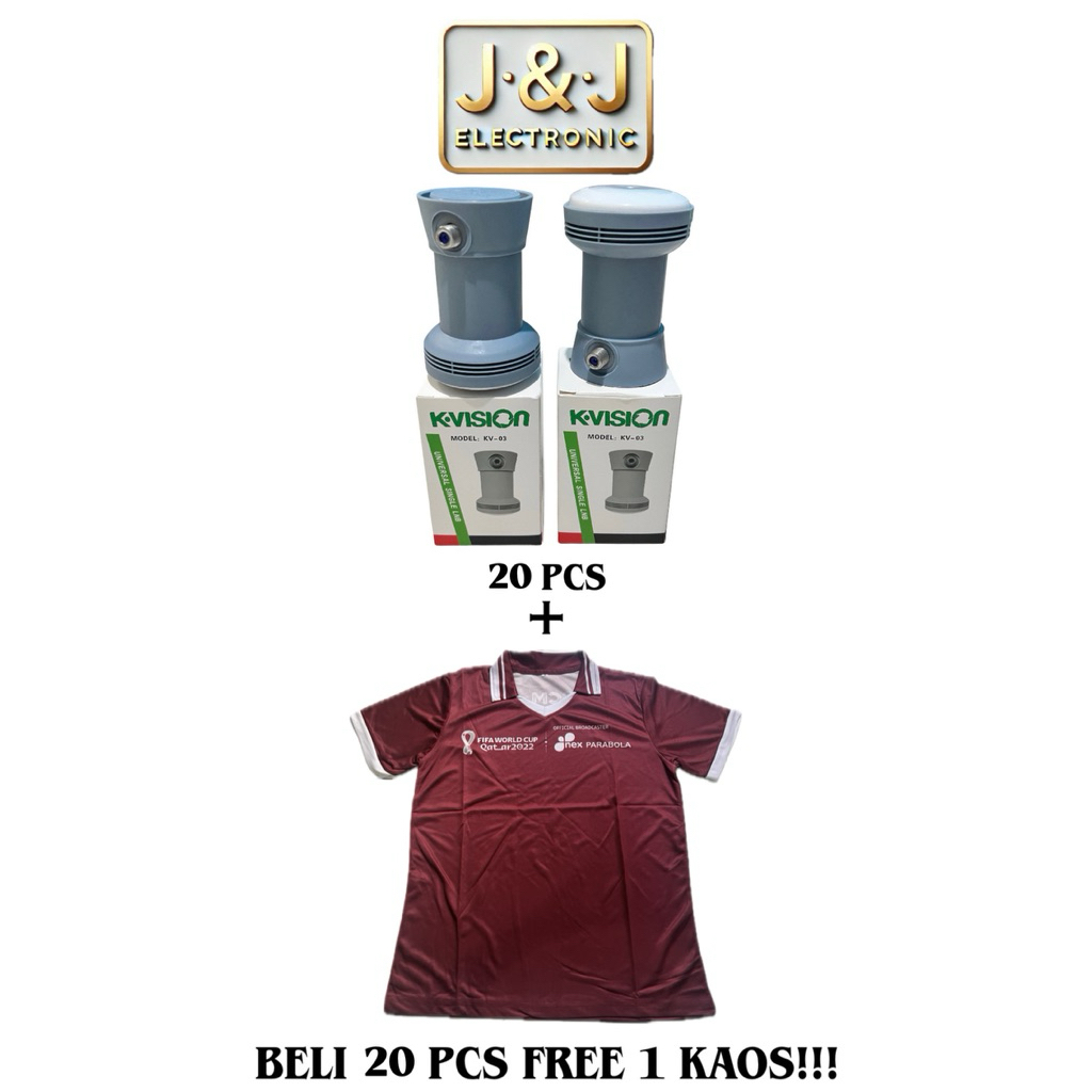 Lnb Ku band K-Vision KV-03 Universal Lnb untuk antena parabola ODU Solid K-Vision Optus Gardiner LGs