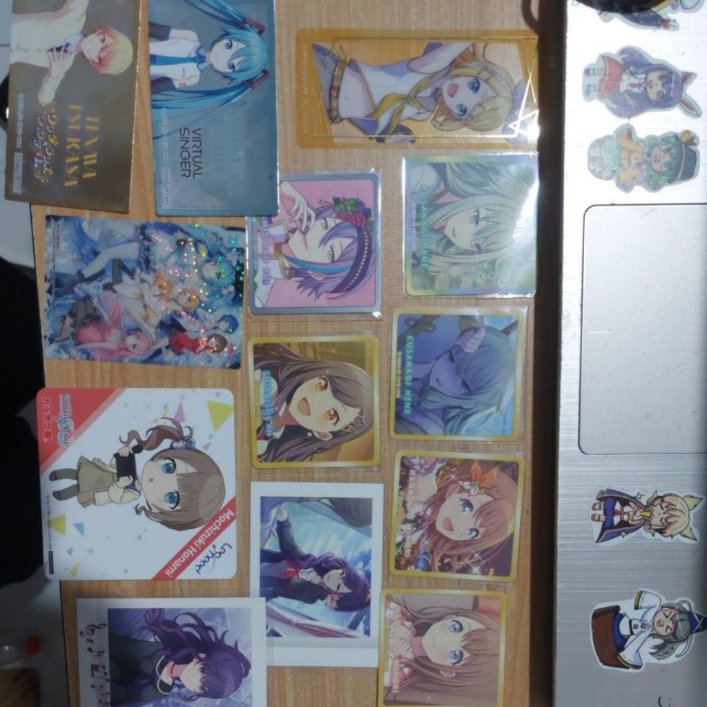Poster Sticker Bookmark Coaster Clear Card Project Sekai Vocaloid Hatsune Miku Kagamine Rin Tsukasa 