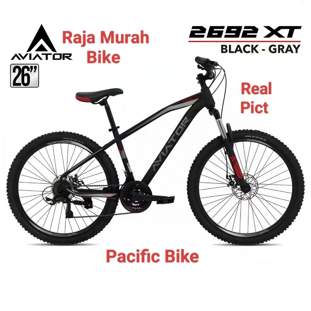 sepeda gunung mtb aviator 2692 xt 26 inch sepeda mtb 26 inch aviator pacific bike