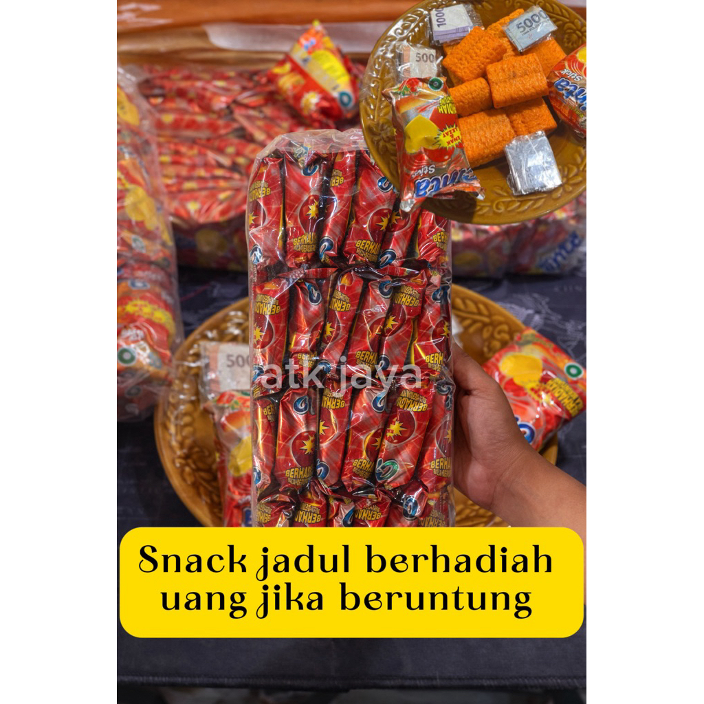 Snack ciki cinta jadul berhadiah bila beruntung isi 20 pcs
