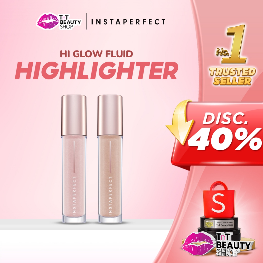 Instaperfect Hi Glow Fluid Highlighter 6ml (Buildable Intensity Pearlize Glow) | TnT Beauty Shop