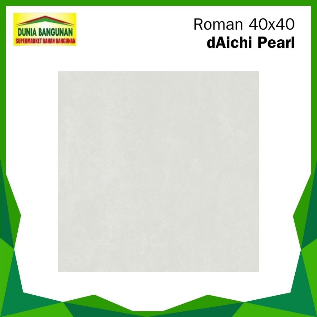 Keramik 40x40 Roman dAichi Pearl Keramik Lantai Matt/Keset Keramik Dapur Teras