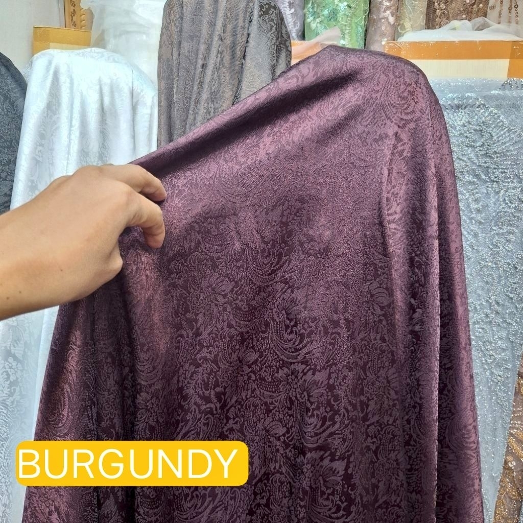 Kain Armani jaguard silk premium/kain  Armani jaguard silk halus
