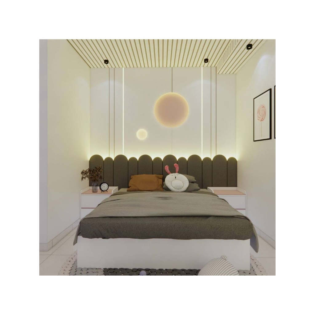 Custom Desain Set Kamar Minimalis Modern Start 1.850.000/Unit – Lemari, Meja Belajar & Backdrop Temp