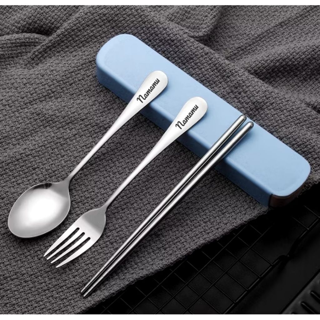 Custom Sendok Garpu grafir nama custom sendok ukir nama hampers gift kado kantor corporate sendok ga