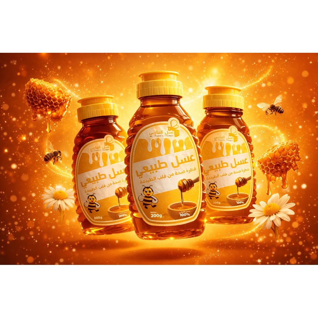 al fares honey natural /pure honey/original honey