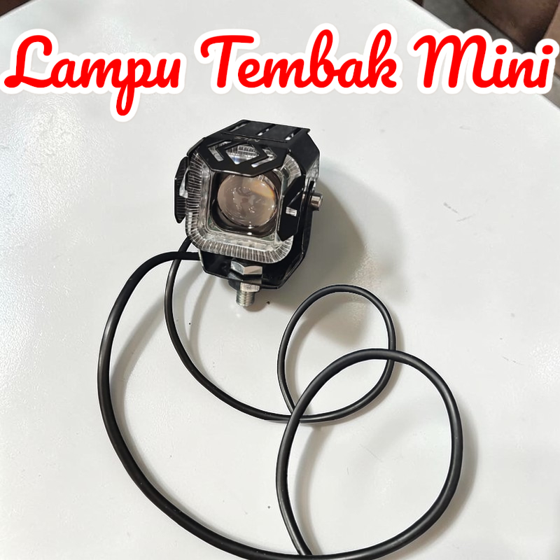 Lampu Tembak / Sorot Mini , Kotak Lensa , Lampu Motor