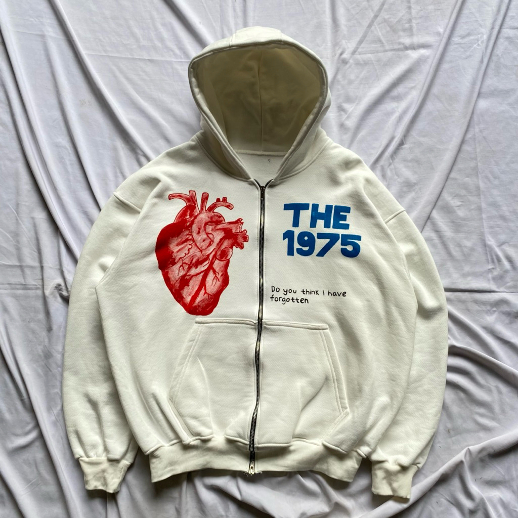 PRE-ORDER REWORKED HOODIE "THE 1975" OVERSIZE BOXY