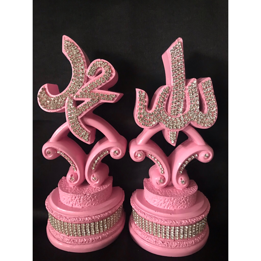 HIASAN MEJA ALLAH MUHAMMAD AESTHETIC RESIN MEWAH