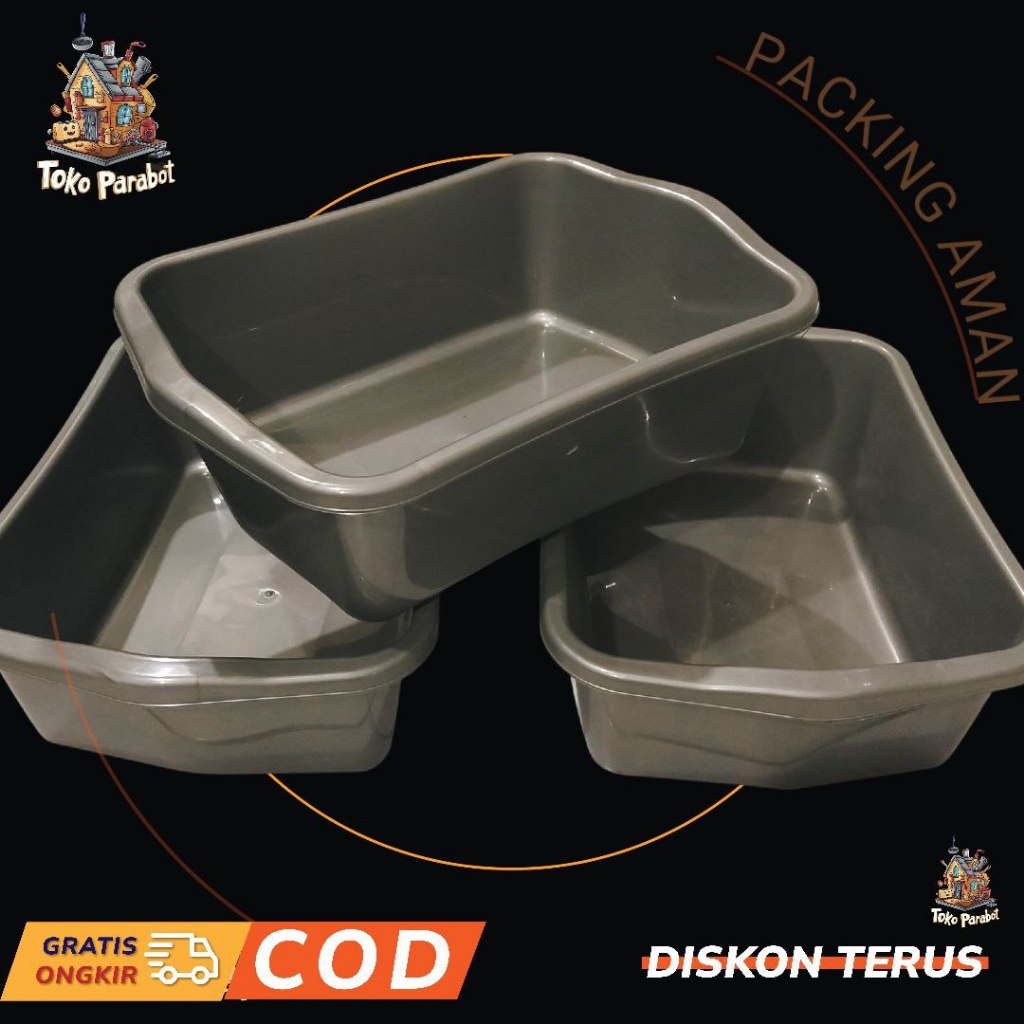 WASKOM DORAEMON 03 / BAK PASIR KUCING / LITTER BOX KUCING / TBAK TAHU SEGI / BAKI KUCING