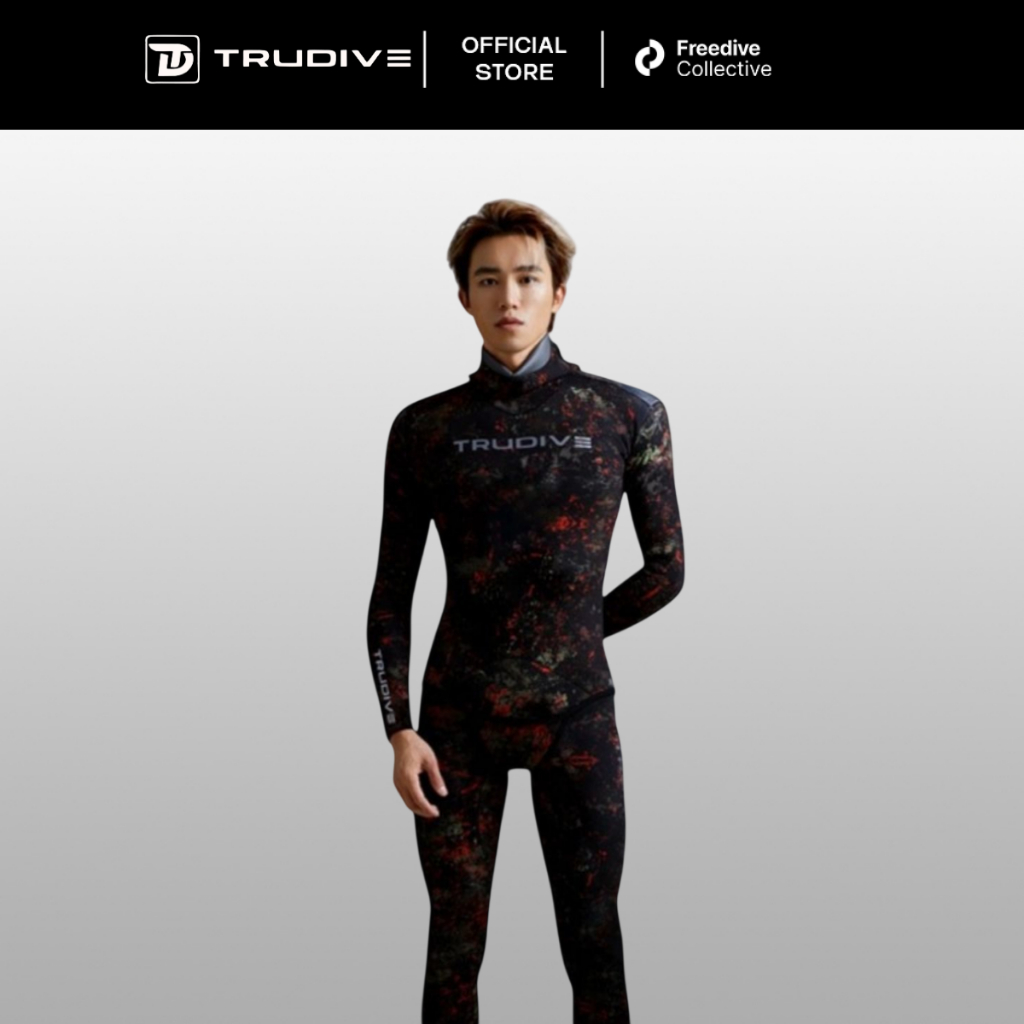 TruDive Men's Rhythm of the Sea Series Wetsuit 3mm / Pakaian Wetsuit Pria