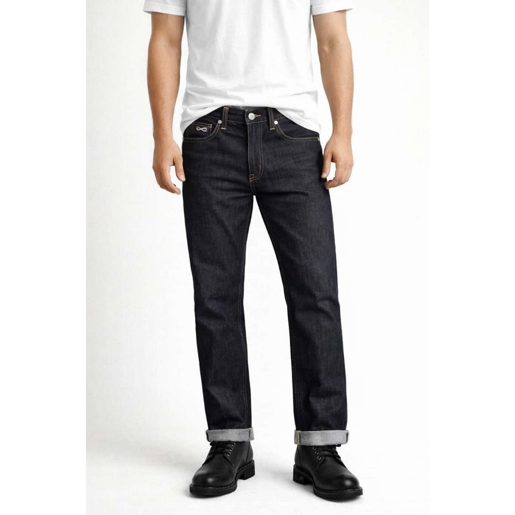 PLAC DENIM STEEZE 051 CANDIANI DEEP INDIGO DRY DENIM (32-33)