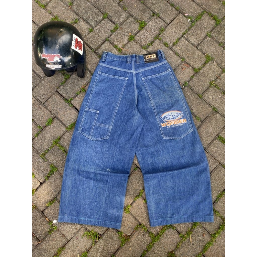 Y2K PANTS WONDER BIG POKET WST JEANS