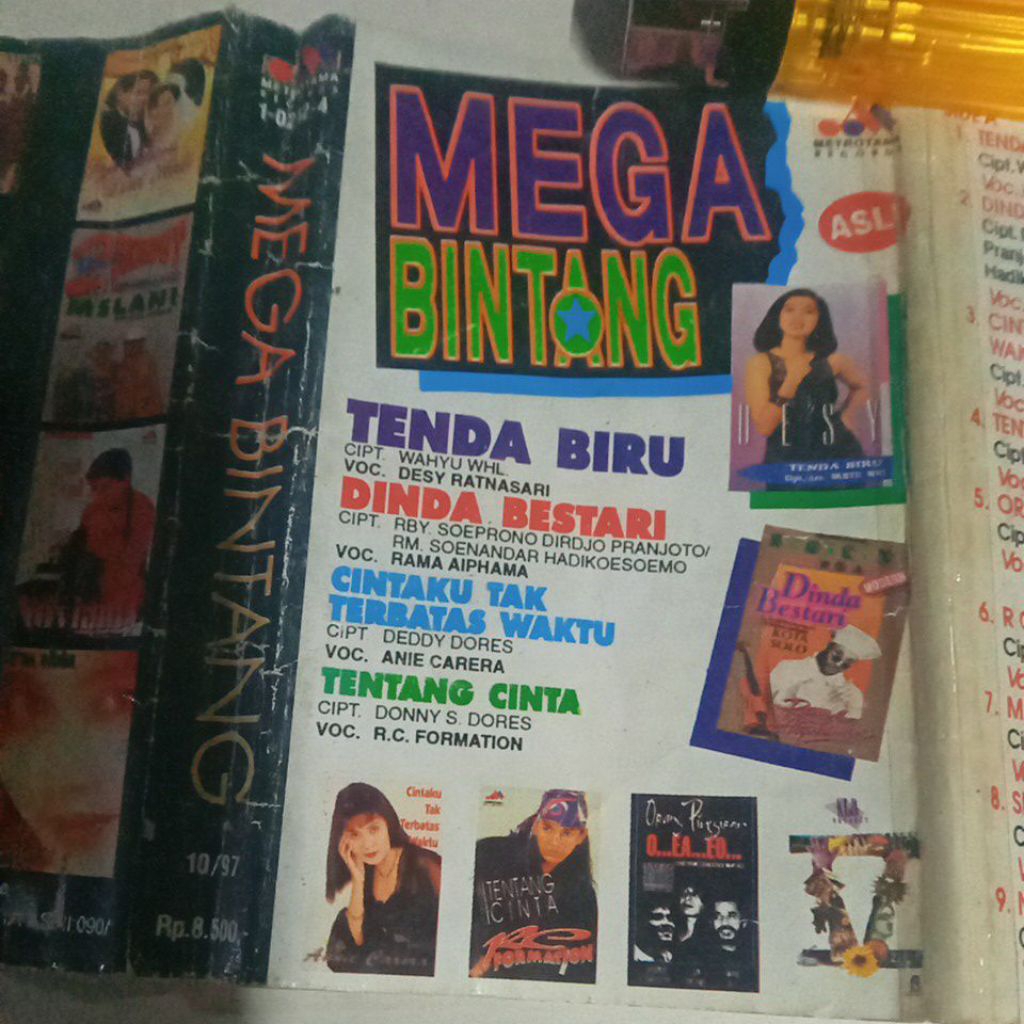 kaset pita MEGA BINTANG L376