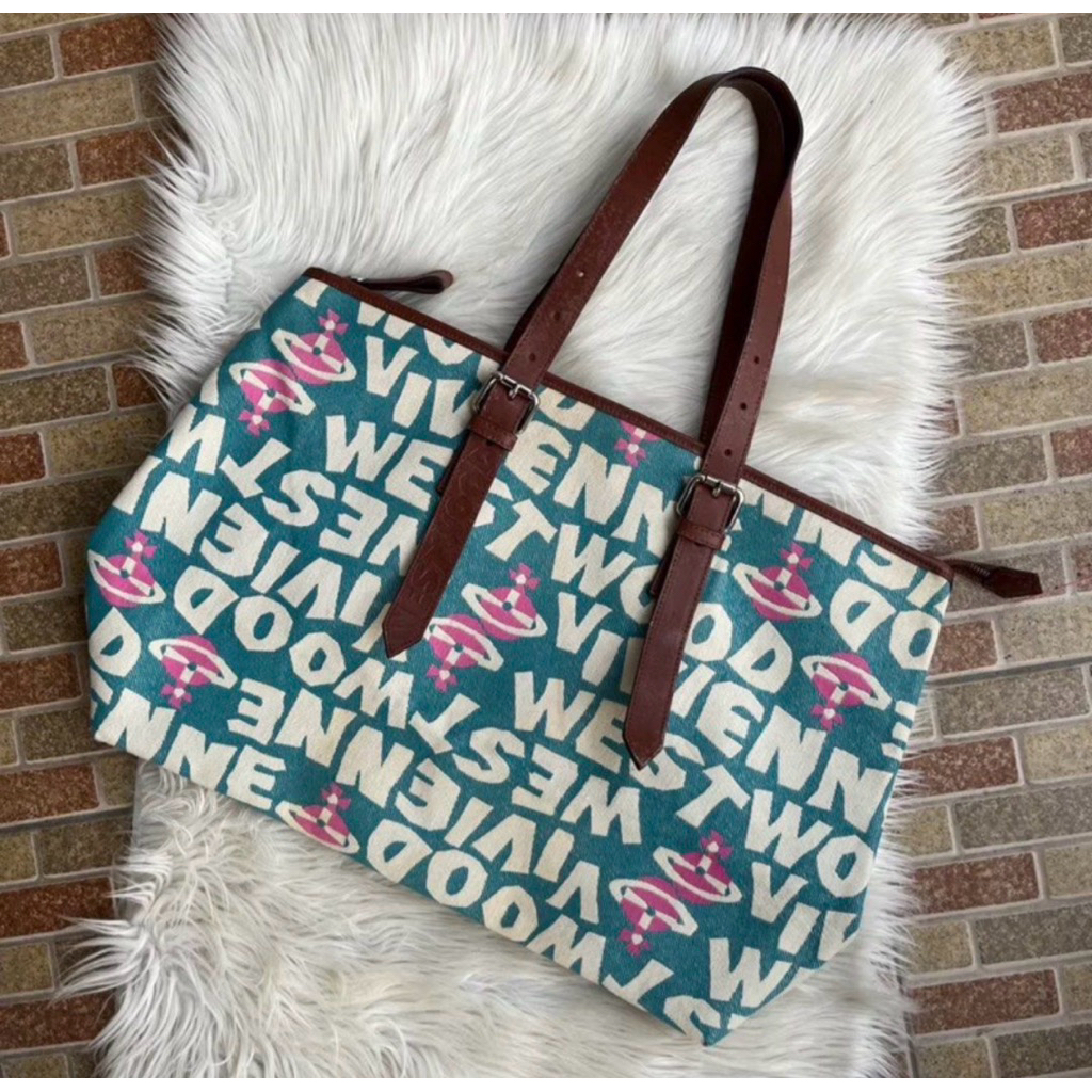 Preloved Vivienne Westwood Tote Bag Large