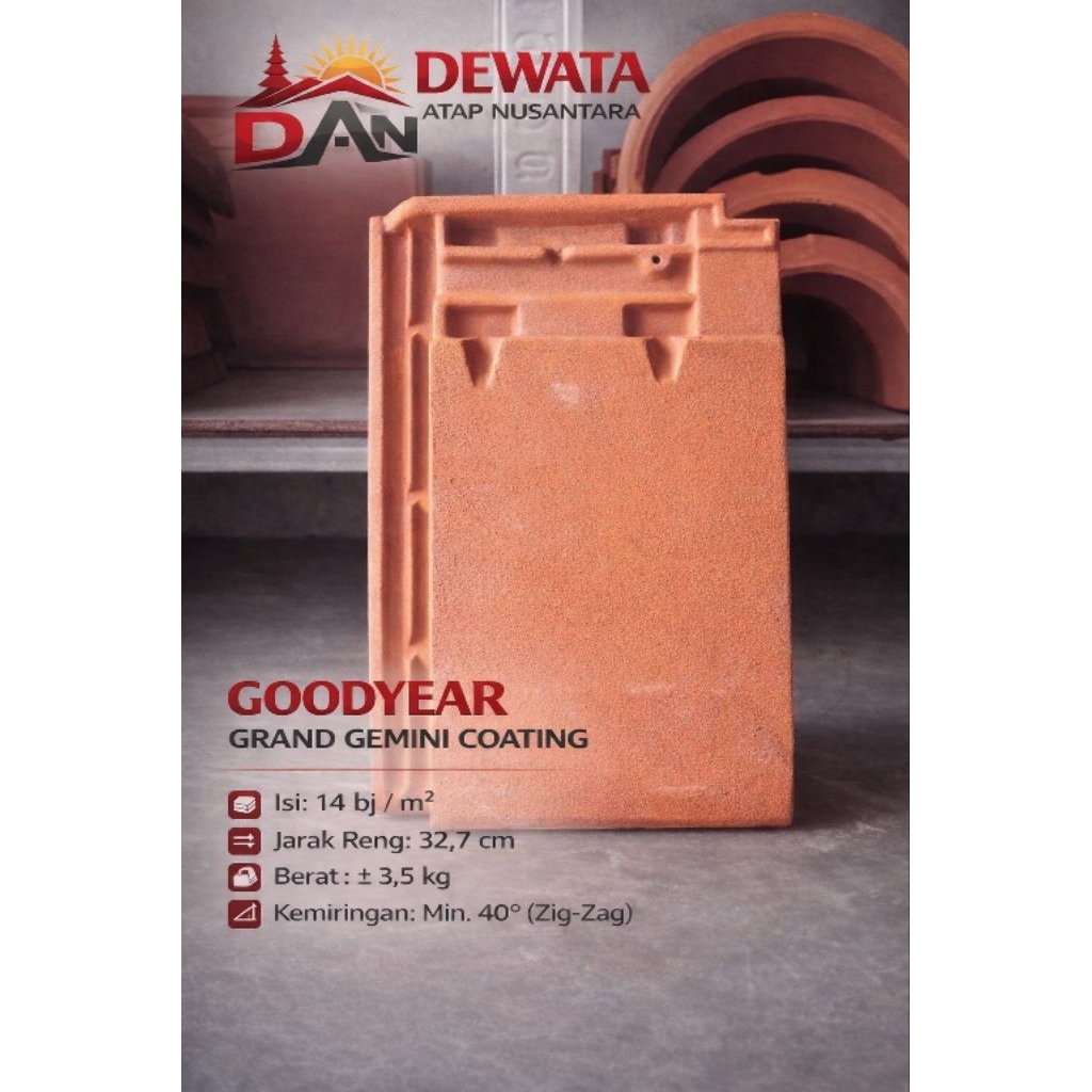 genteng karang pilang goodyear grande