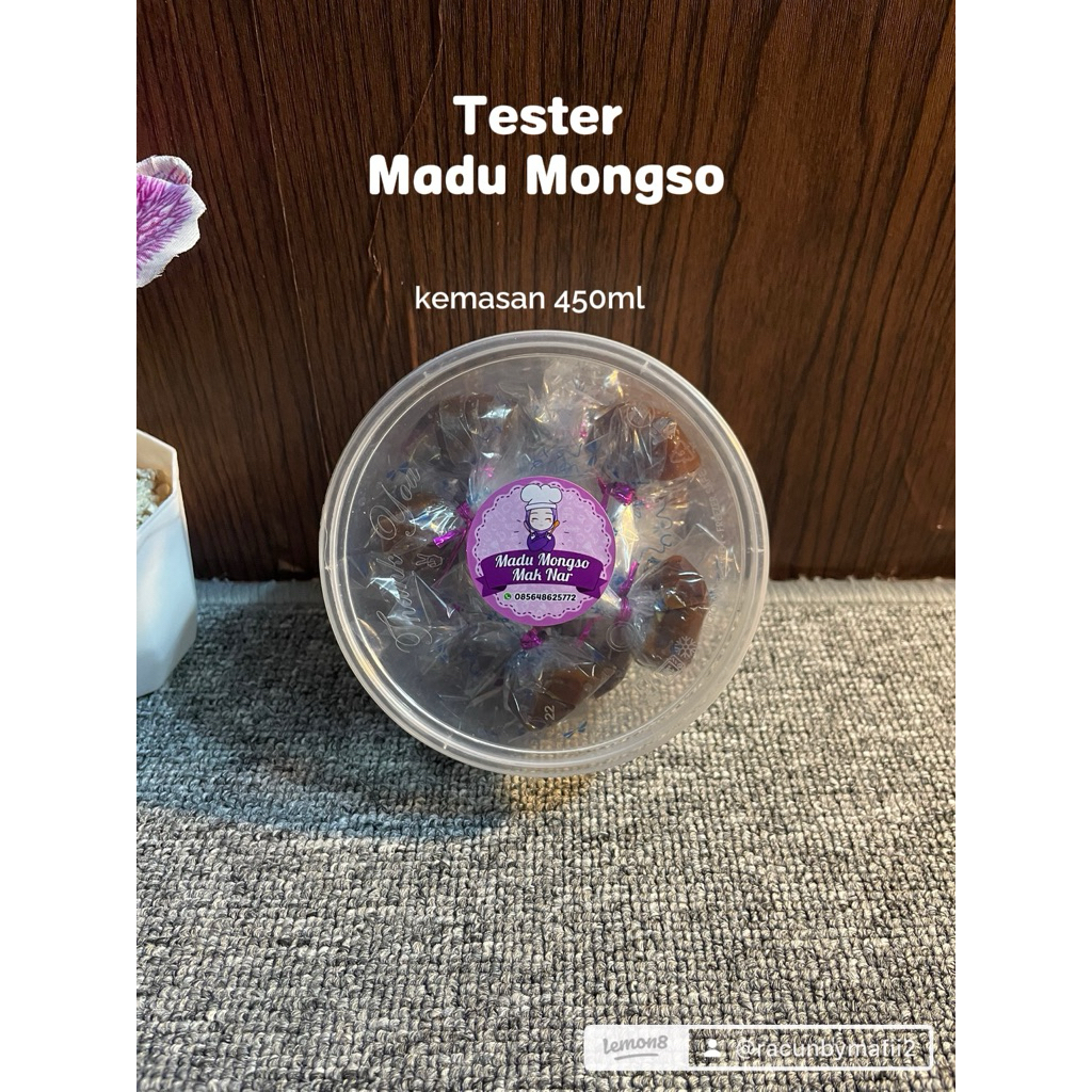 Tester madumongso Maknar makanan jadul homemade 100gula asli