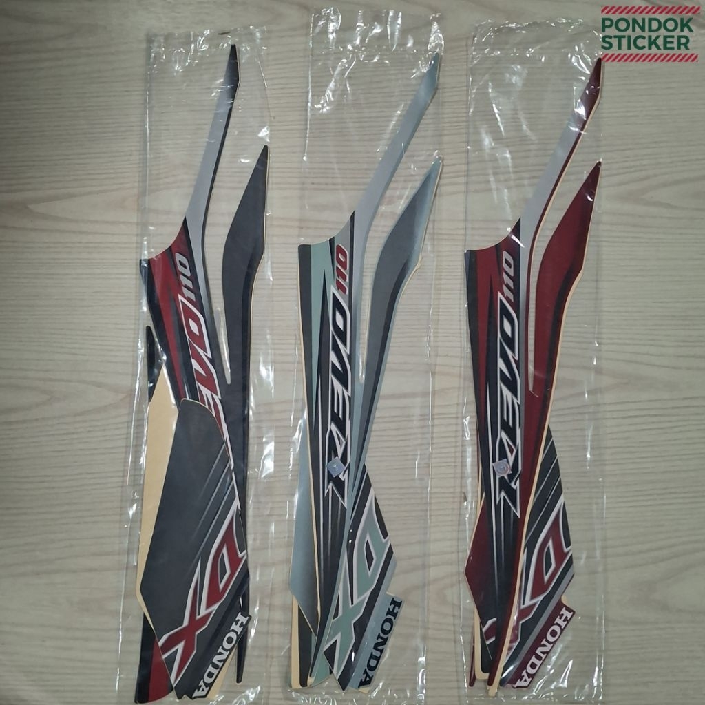 Striping sticker Honda Revo DX 2009