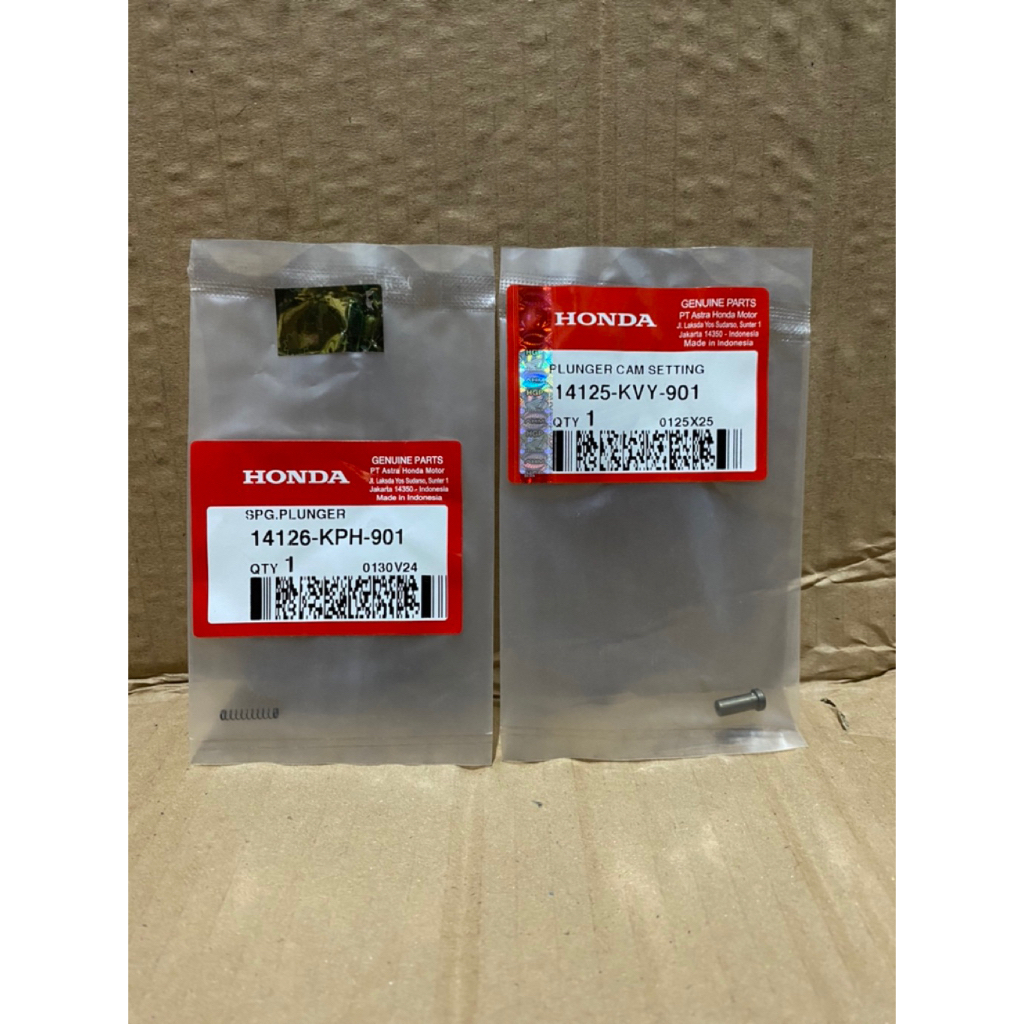 14126-KPH-901 & 14125-KVY-901 Spring Plunger & Plunger cam setting Beat karbu KVY,Scoopy karbu KYT, 