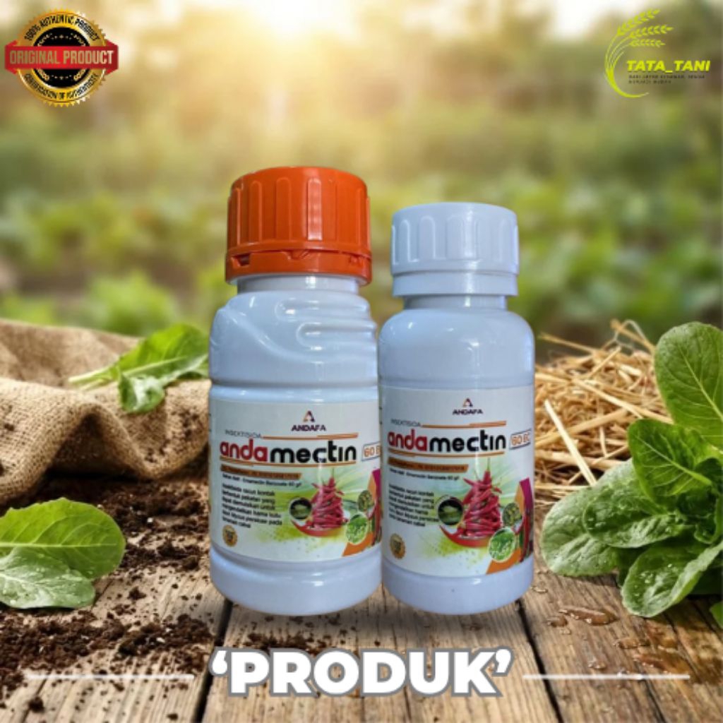ANDAMECTIN 60EC INSEKTISIDA EMAMECTIN BENZOAT 60G/L ATASI HAMA ULAT DENGAN DOSIS TINGGI