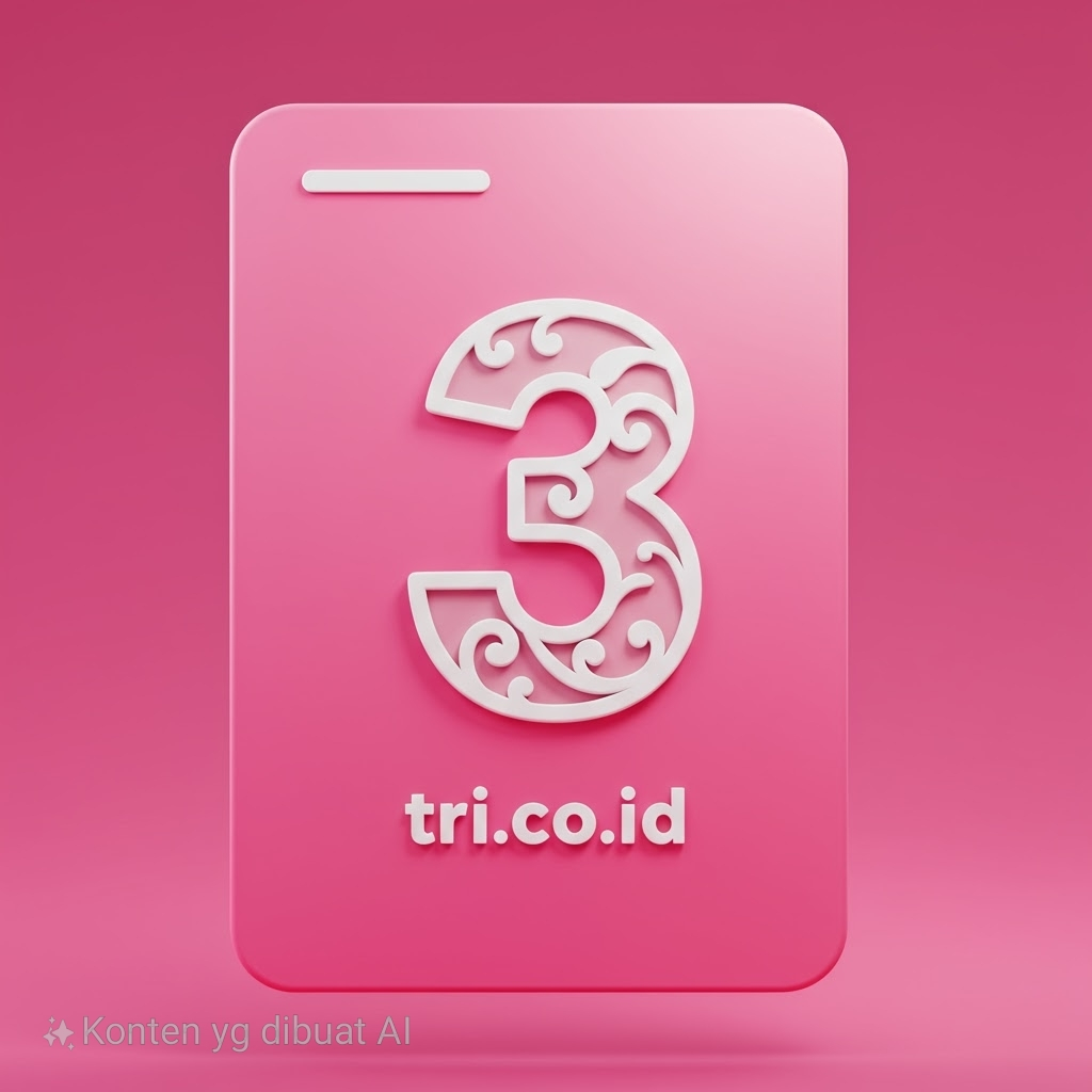Kartu Perdana Tri Prabayar PAKET DATA 3GB(SEGEL)