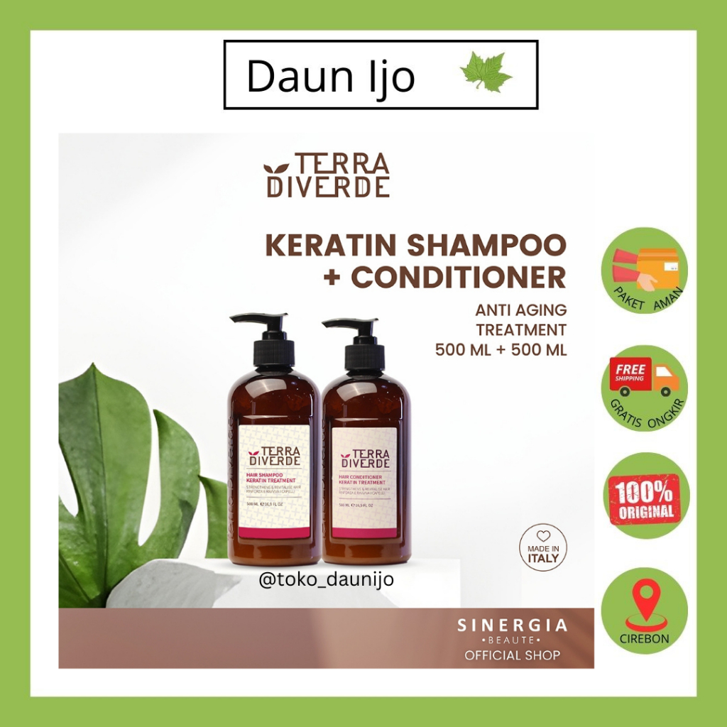 Sinergia Ilvasto Terra Diverde Shampo Conditioner KERATIN