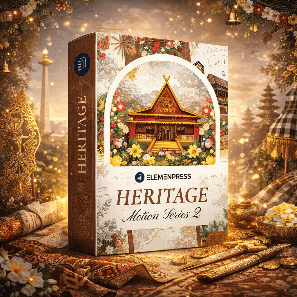 Template JSON Heritage Motion Series 2 Elemenpress Volume 2 Undangan Website Animasi Tema Adat Vol 2