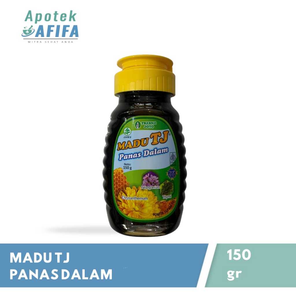 Madu TJ Panas Dalam 150g - Meredakan gejala panas dalam seperti sariawan, bibir pecah-pecah dan teng