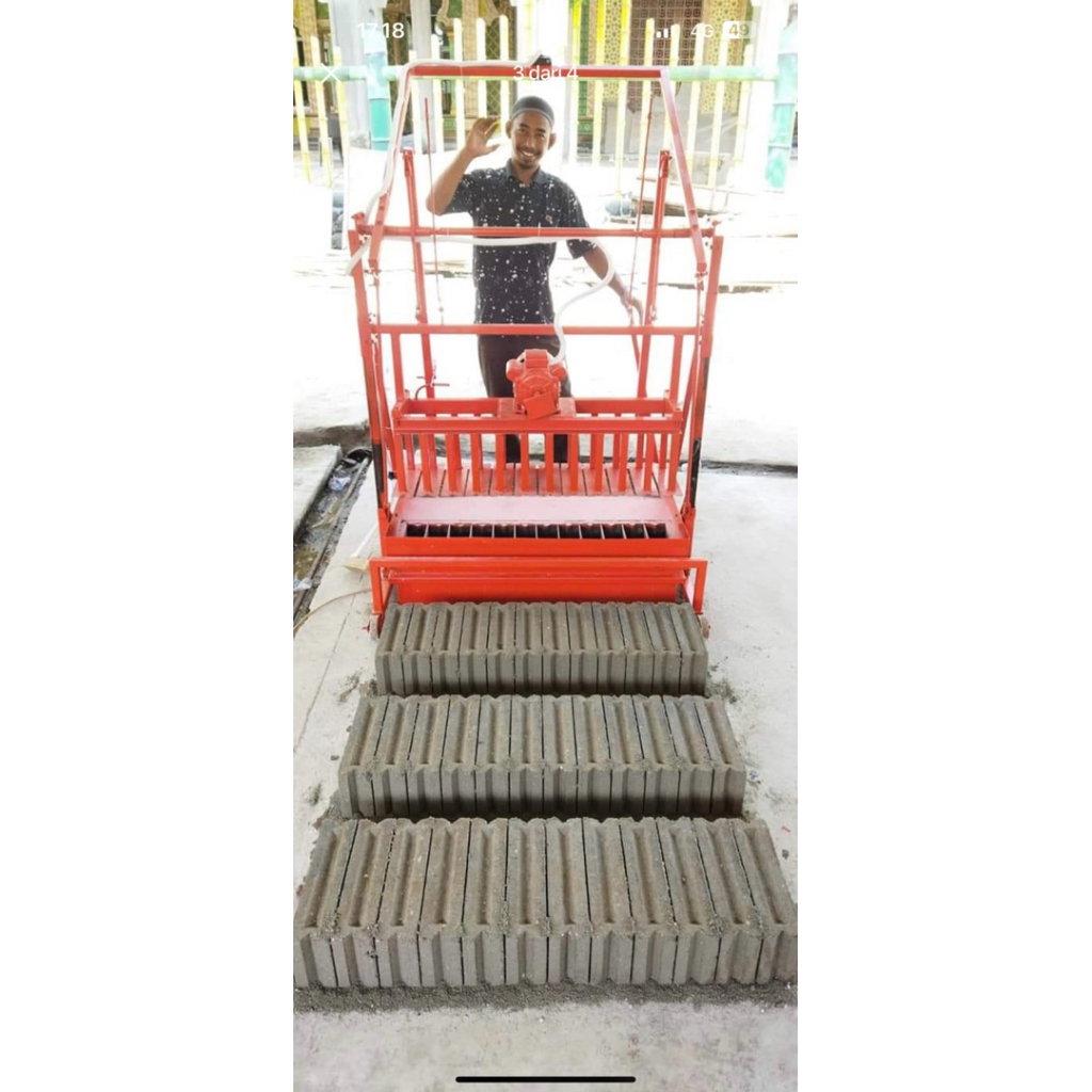 Mesin Press Batako Getar