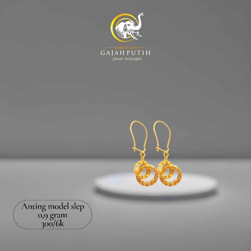 Anting model slep 0,9 gram