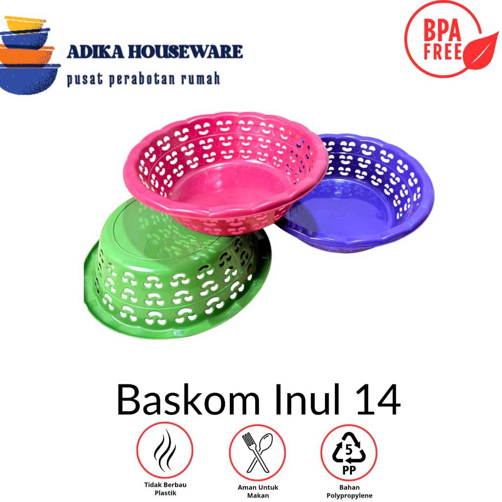 BASKOM INUL 14 - BASKOM NASI HAJATAN - EMBER NASI BERKATAN PLASTIK