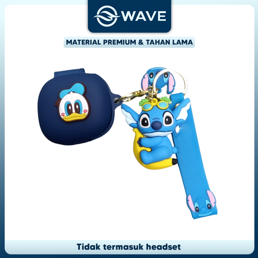 [R50i] Case Karakter Soundcore R50i Duck Biru Premium Quality Soft Silicon Gan30