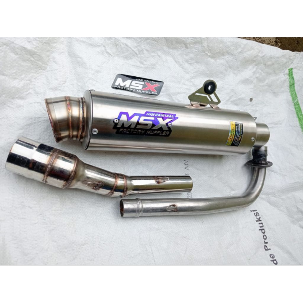 knalpot original msx jumbo cantol dos buat motor jrm Jupiter vega z1 revo karisma grand supra bade s