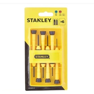 Stanley Precision Screwdriver Set / Obeng Set 6pcs STHT66052-8